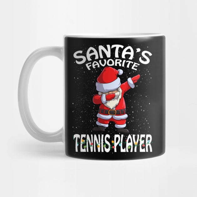 Santas Favorite Tennis Player Christmas by intelus